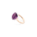 Prsten s ametystem Nudo Maxi Ring5