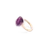 Prsten s ametystem Nudo Maxi Ring5