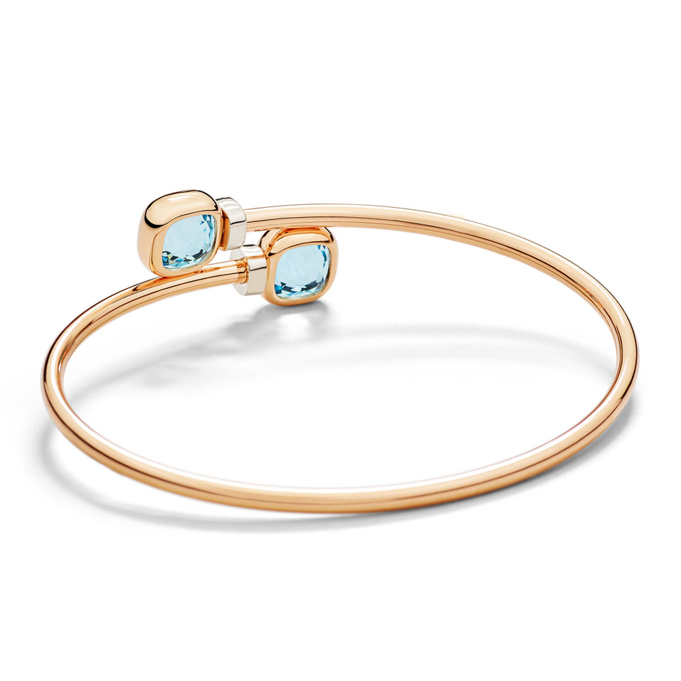 Náramek s diamanty a topazy Nudo Mini