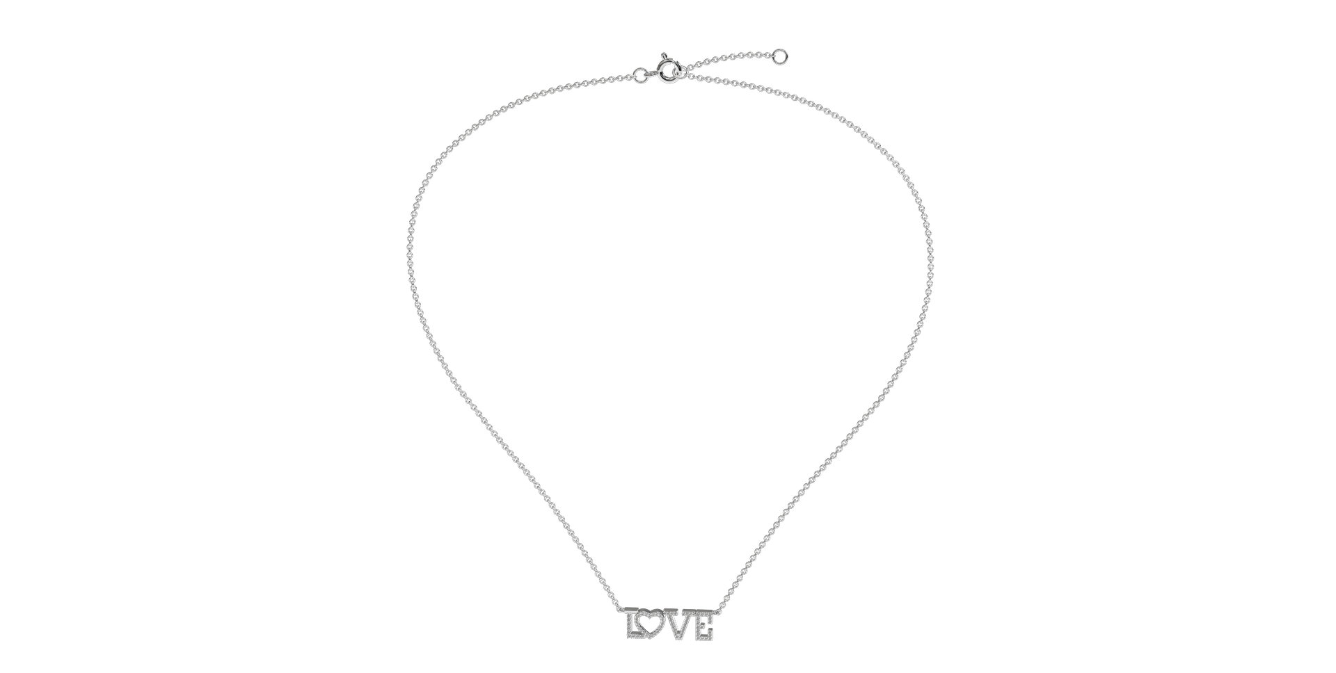 Náhrdelník s diamanty Shiny Love