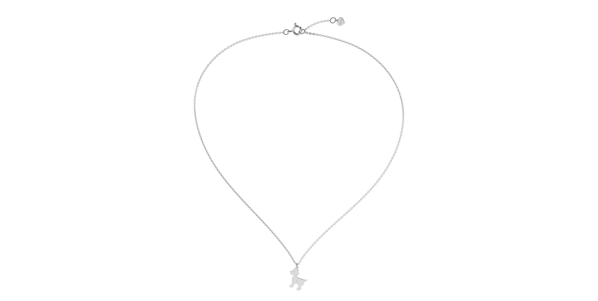 Náhrdelník s diamantem Puppy
