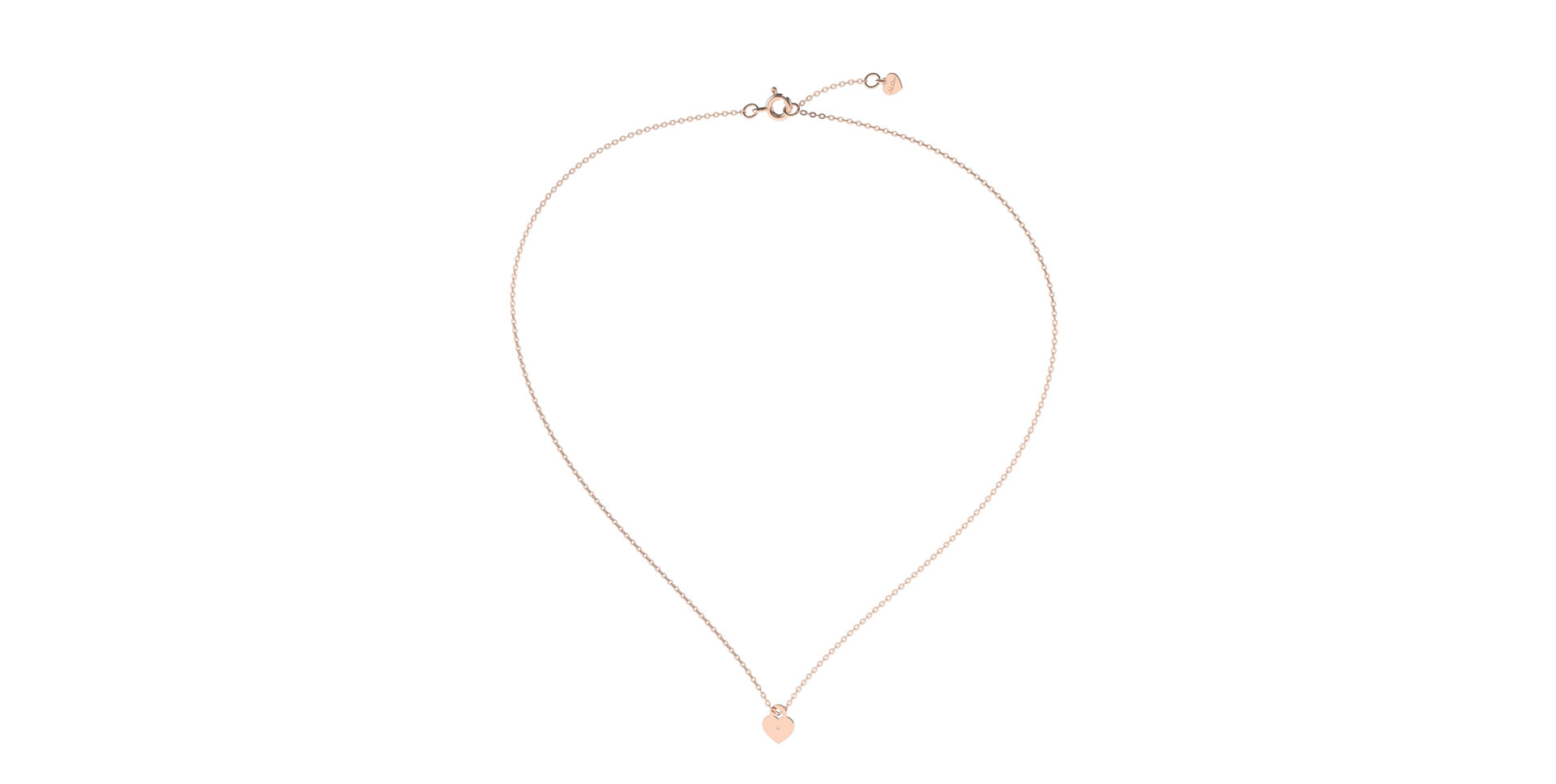 Náhrdelník s diamantem Little Love Lock