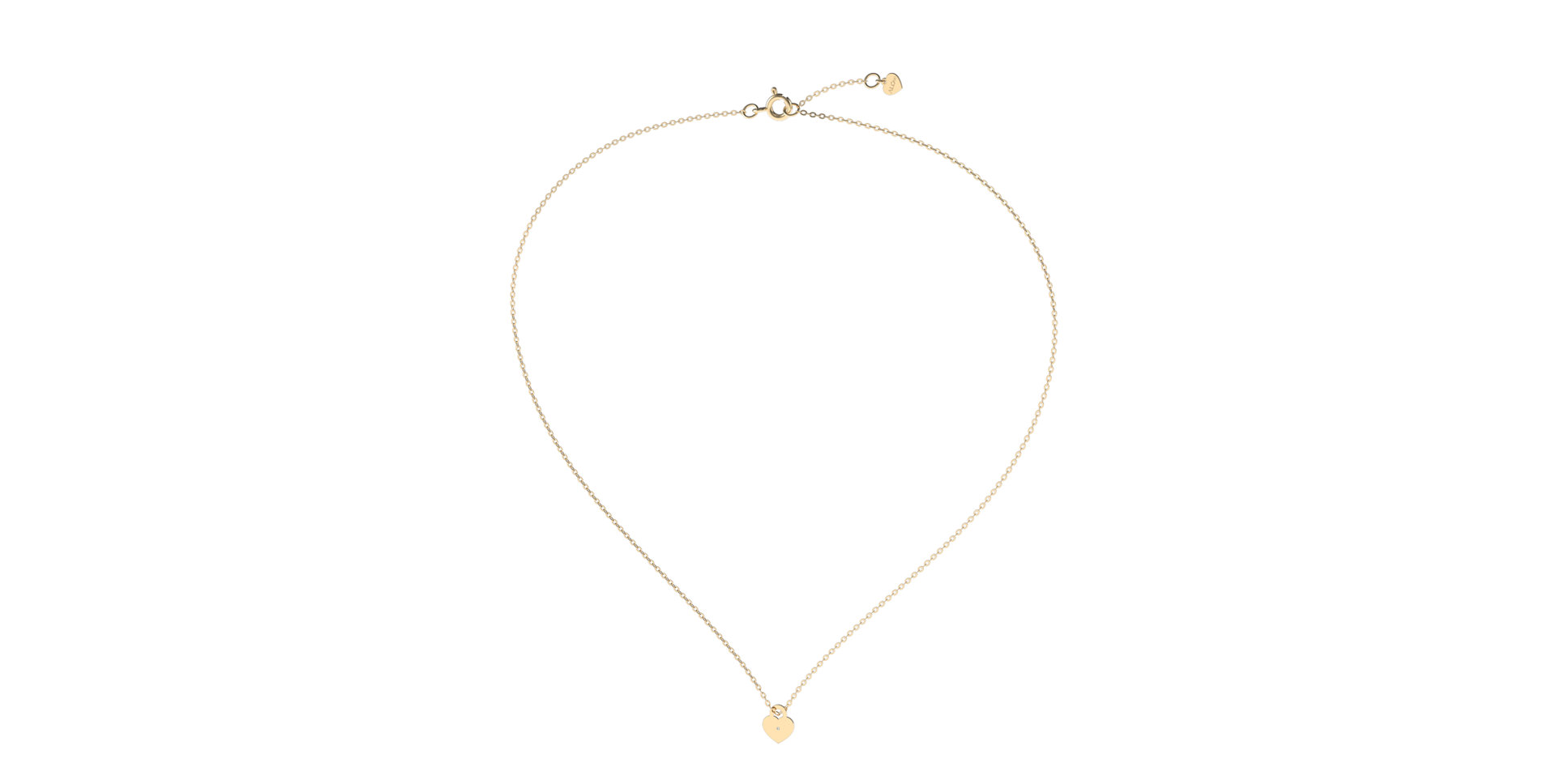 Náhrdelník s diamantem Little Love Lock