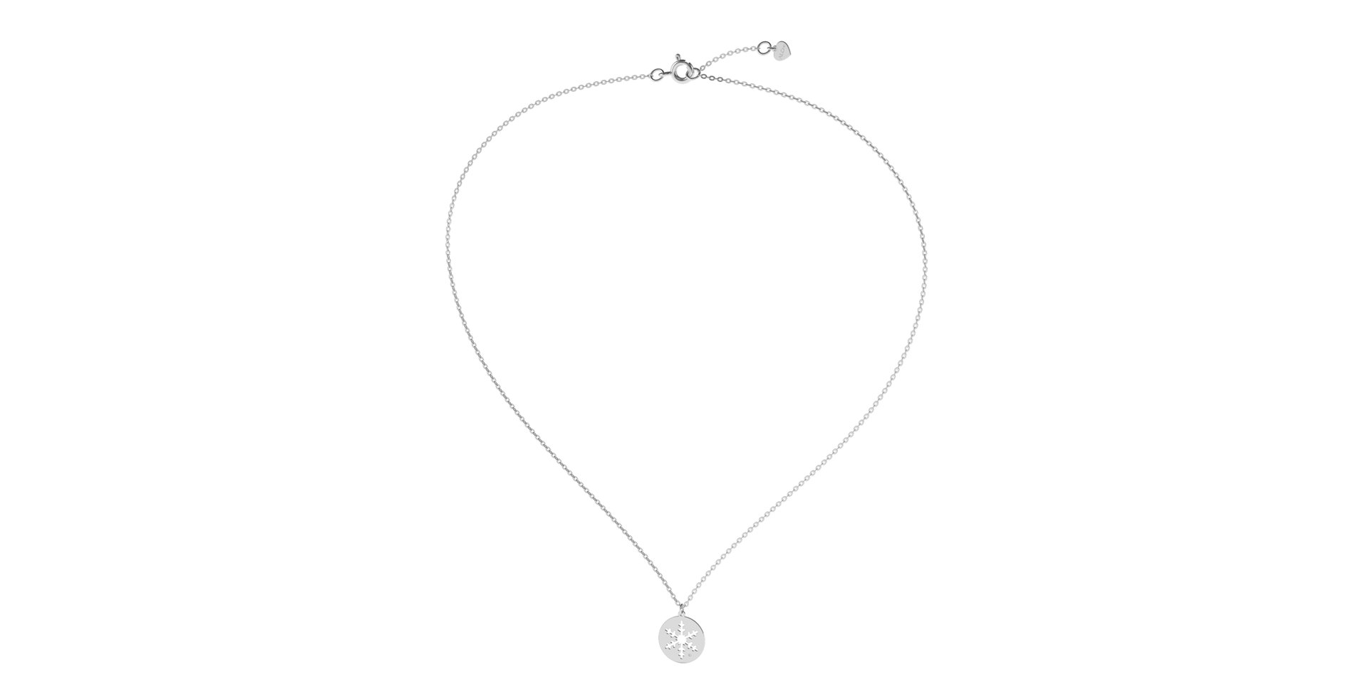 Náhrdelník s diamantem Diamond Snowflake