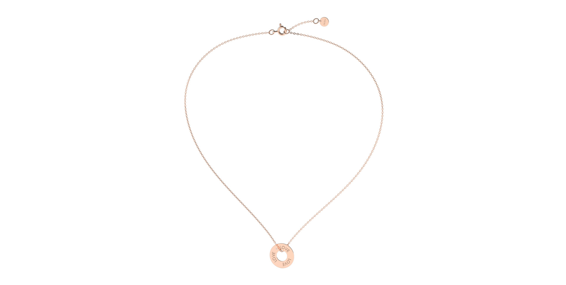 Náhrdelník s diamantem Love Circle