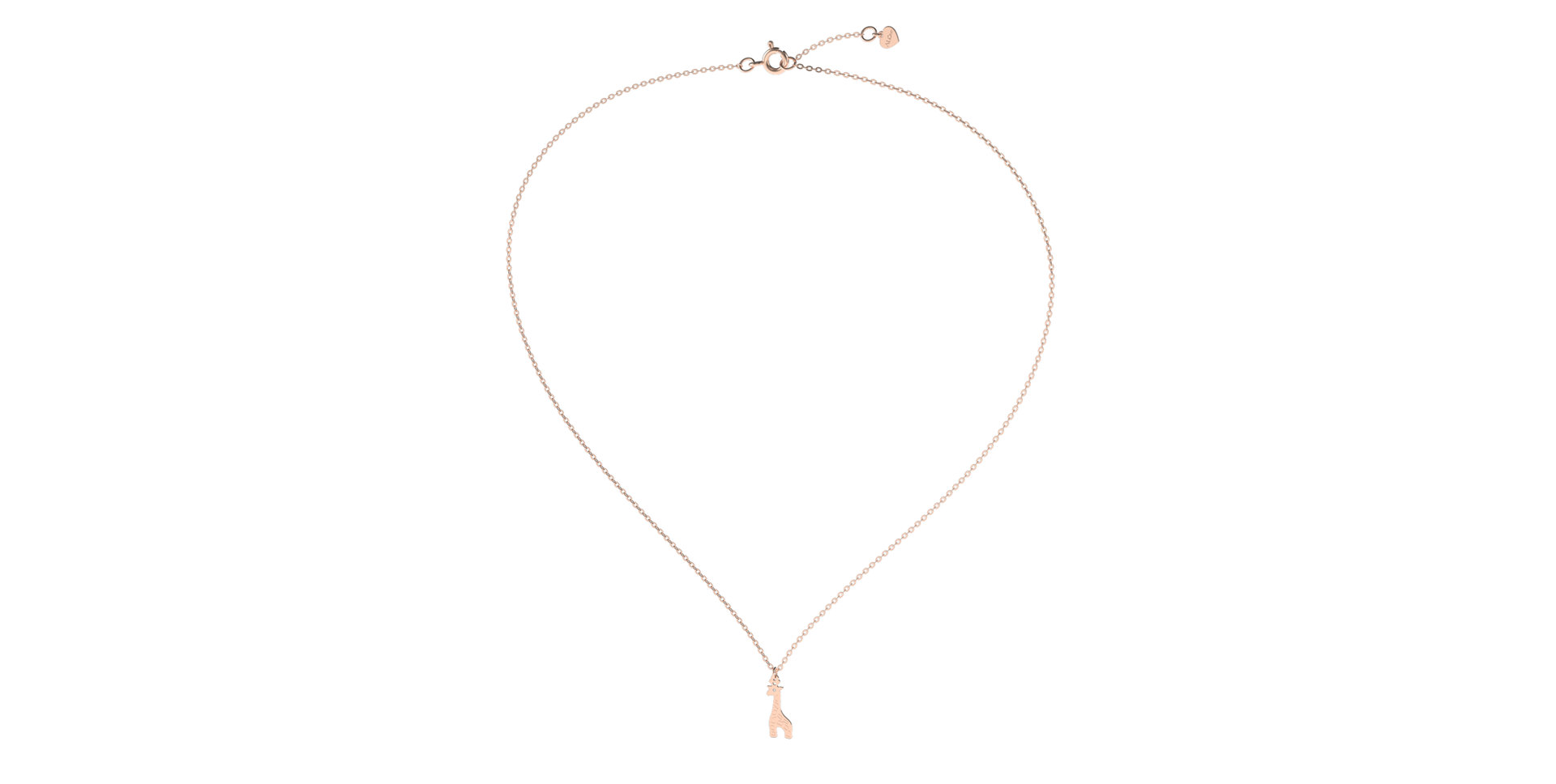 Náhrdelník s diamantem Little Giraffe