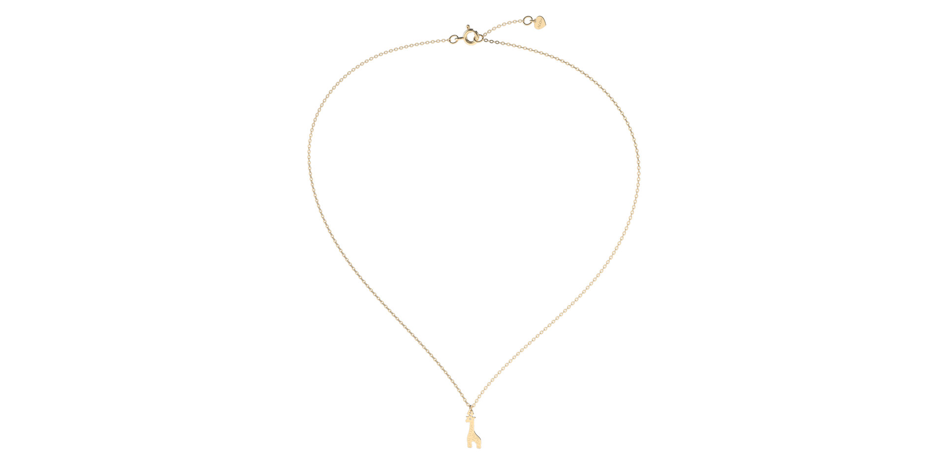 Náhrdelník s diamantem Little Giraffe