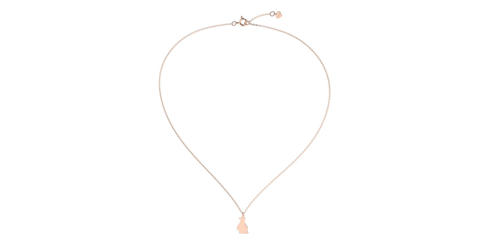 Náhrdelník s diamantem Penguin