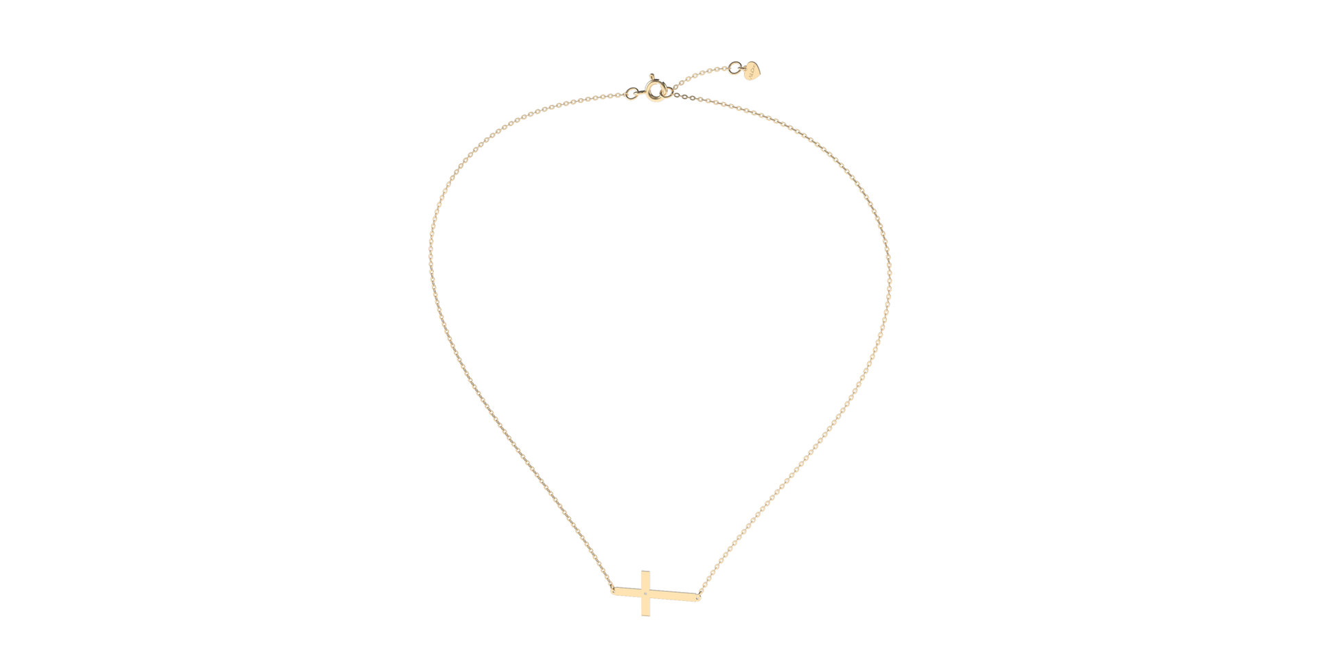 Náhrdelník s diamantem Cross