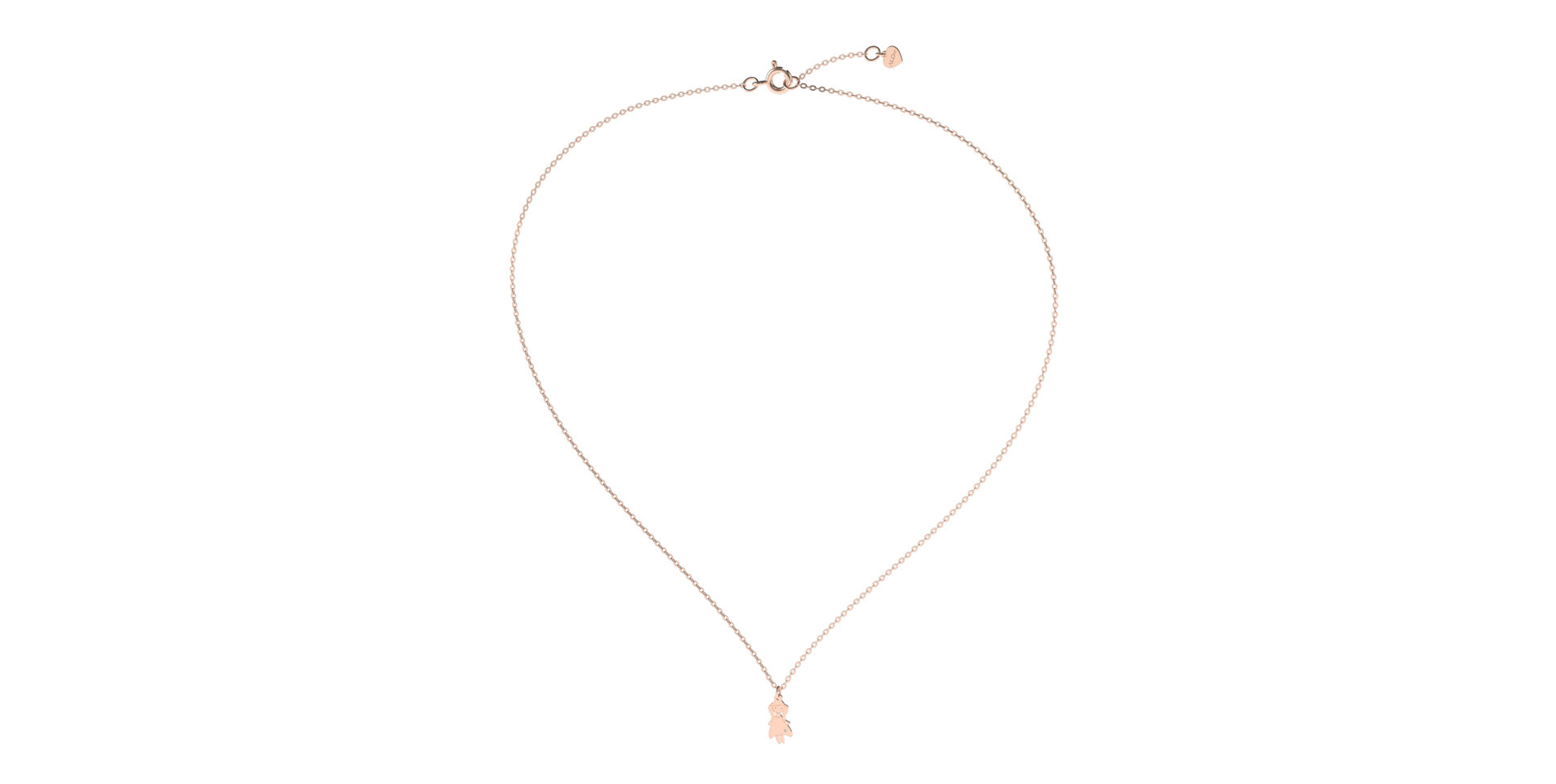 Náhrdelník s diamantem Little Girl