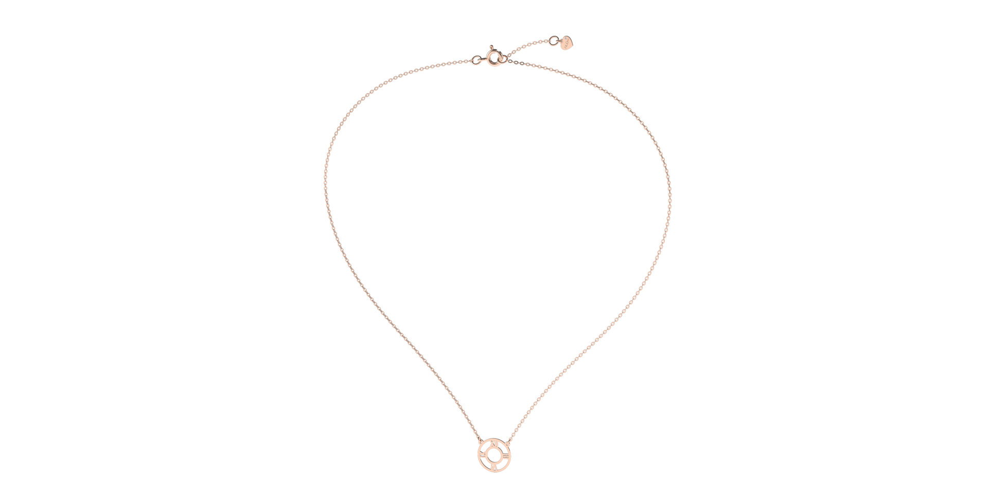 Náhrdelník s diamantem Time