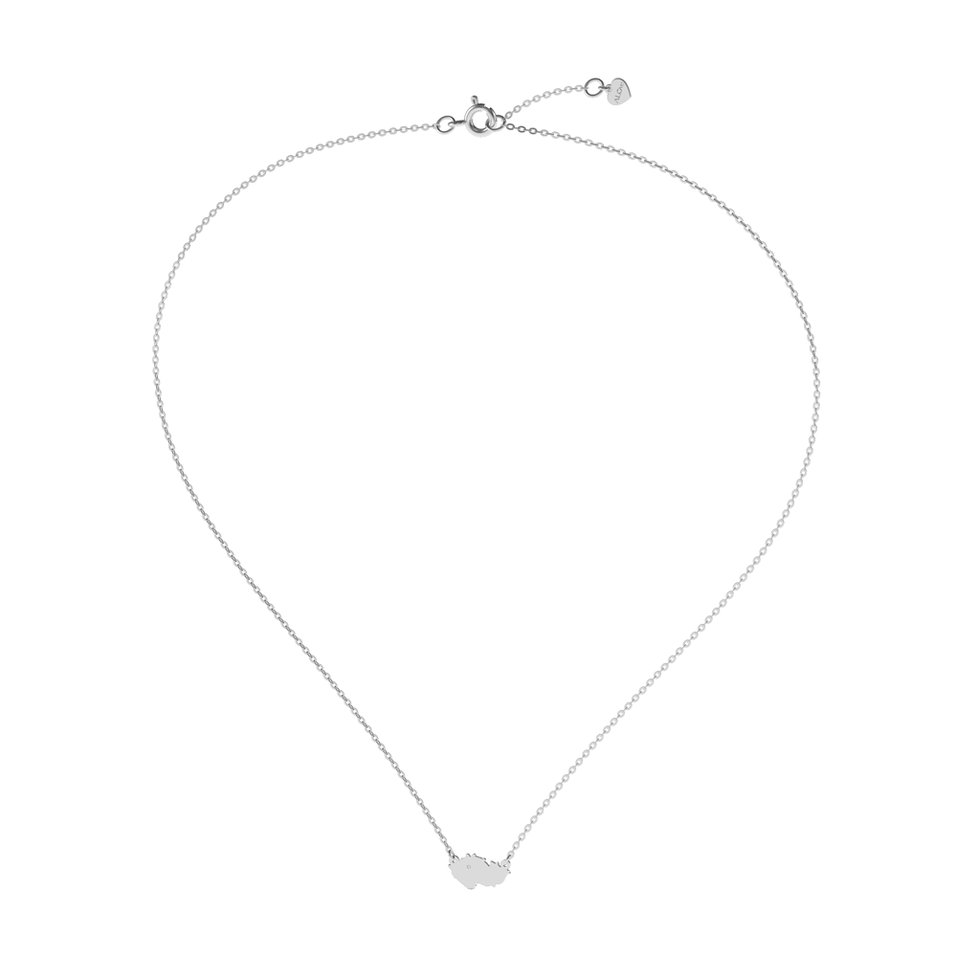 Náhrdelník s diamantem My Home