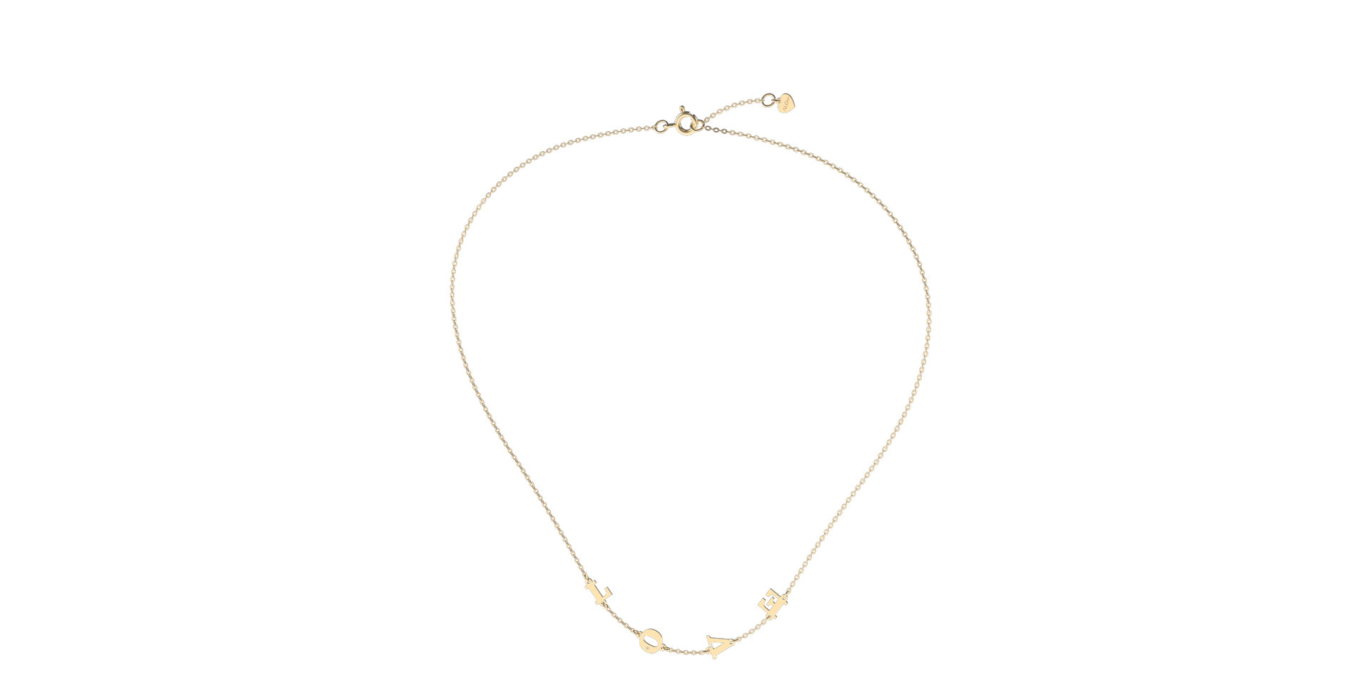 Náhrdelník s diamantem Love Letters