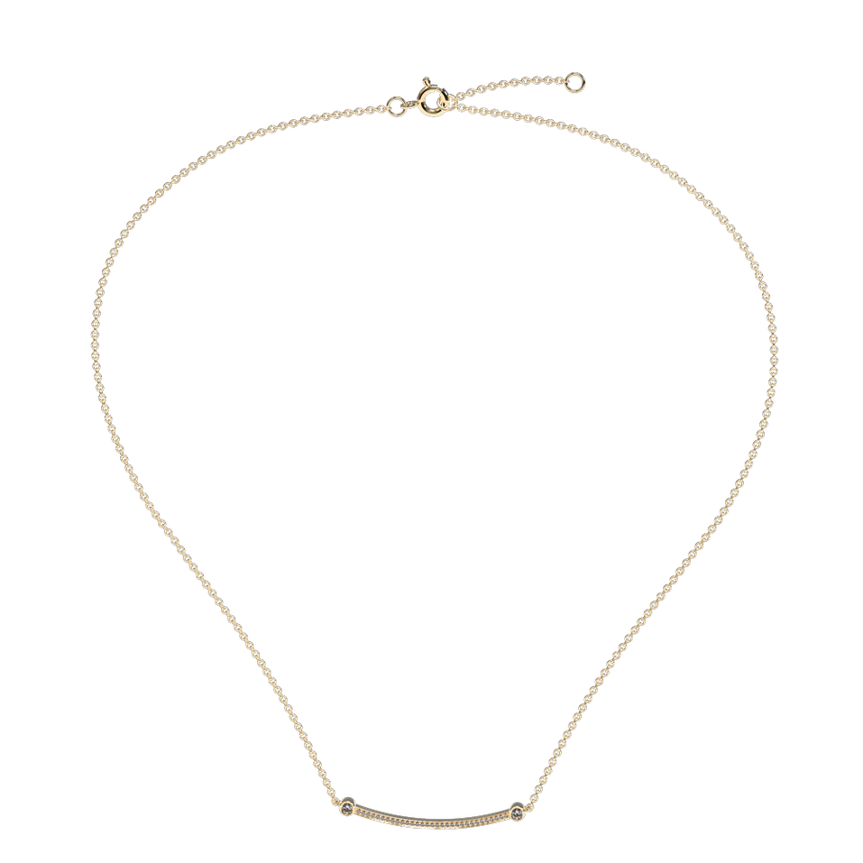 Náhrdelník s diamanty Diamond Line