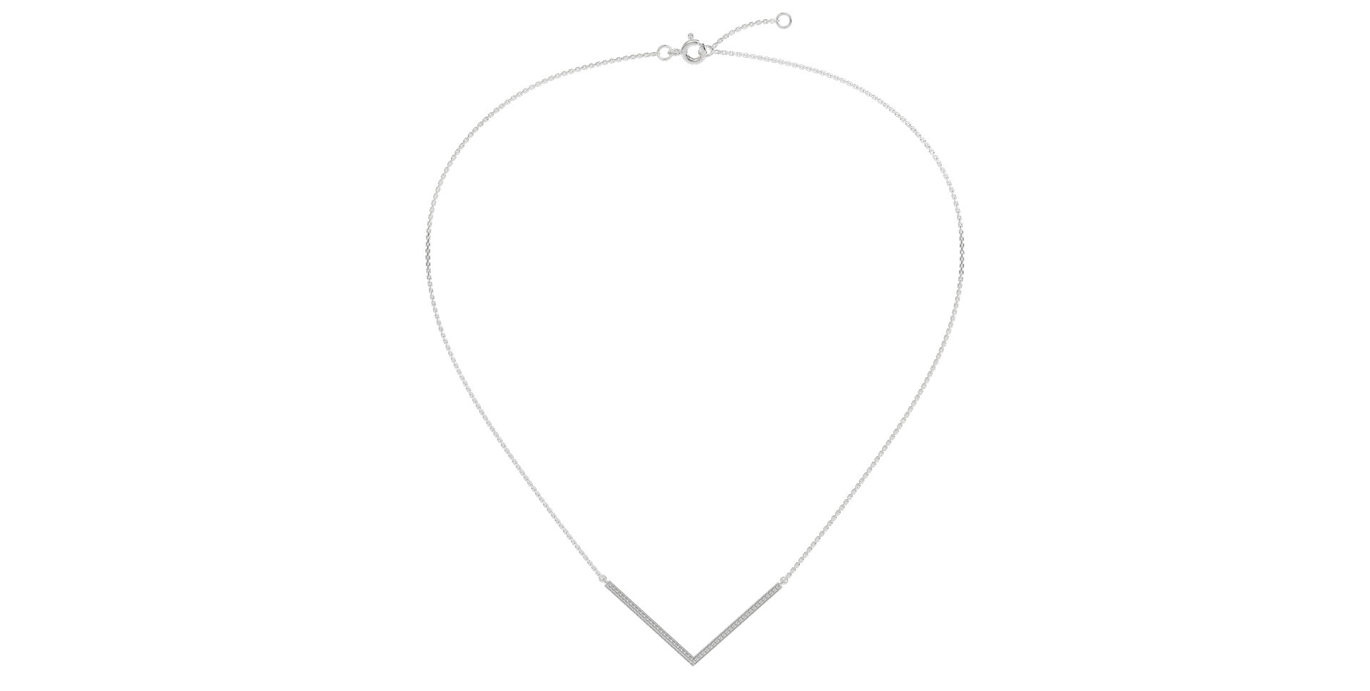 Náhrdelník s diamanty Victory Line