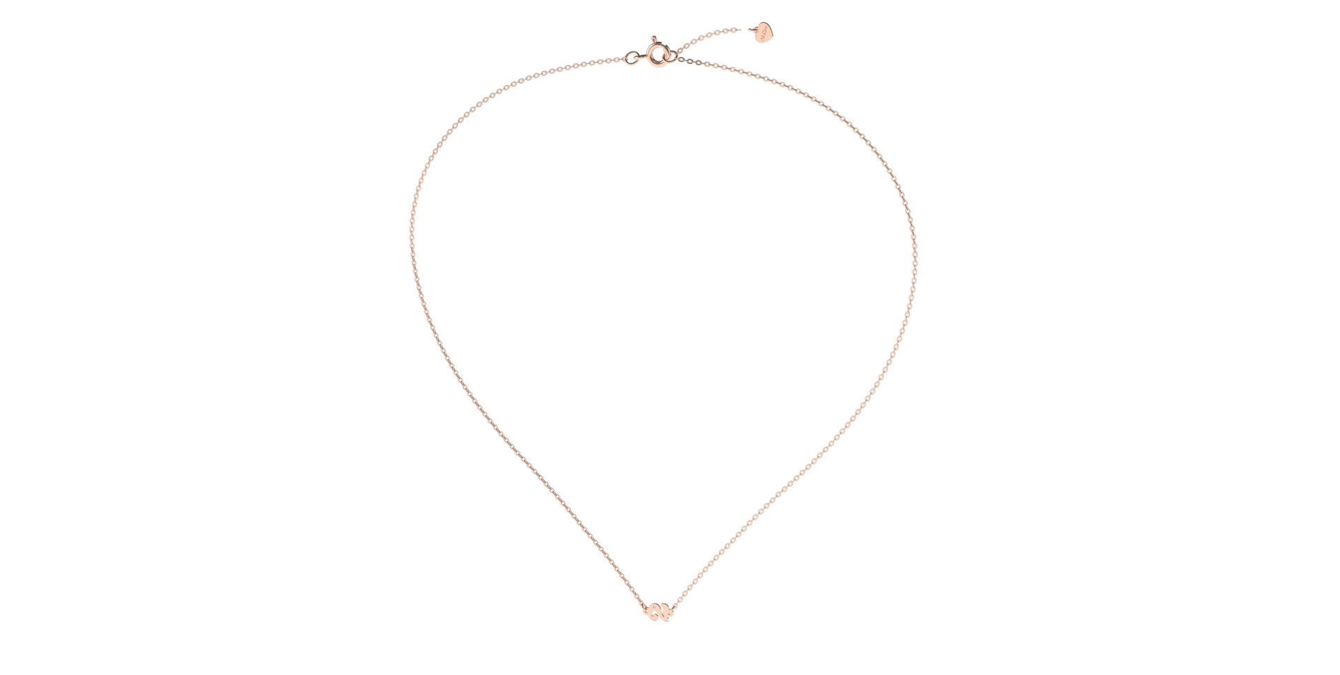 Náhrdelník s diamantem Lucky Two