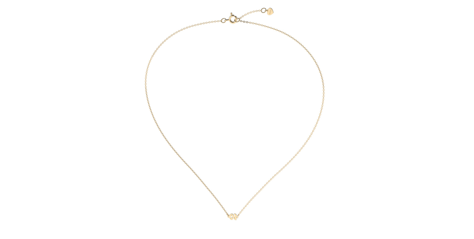 Náhrdelník s diamantem Lucky Two