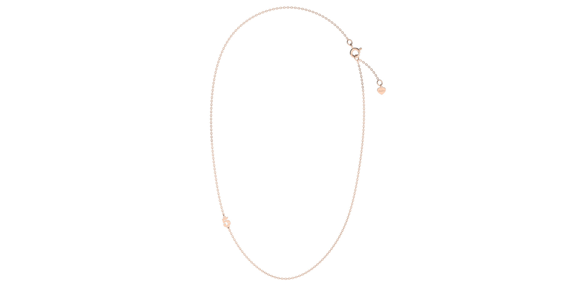 Náhrdelník s diamantem Lucky Five