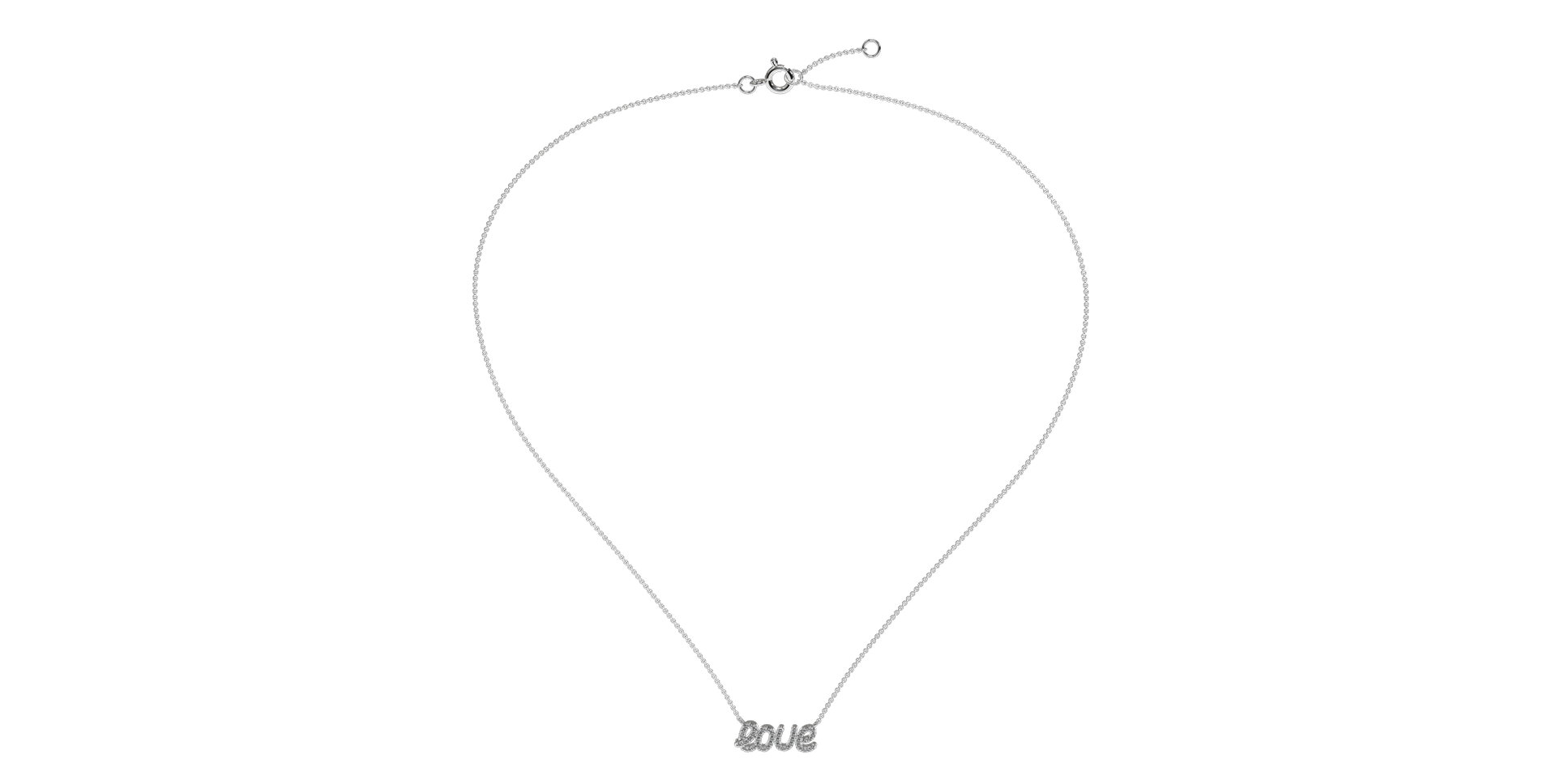 Náhrdelník s diamanty Precious Love