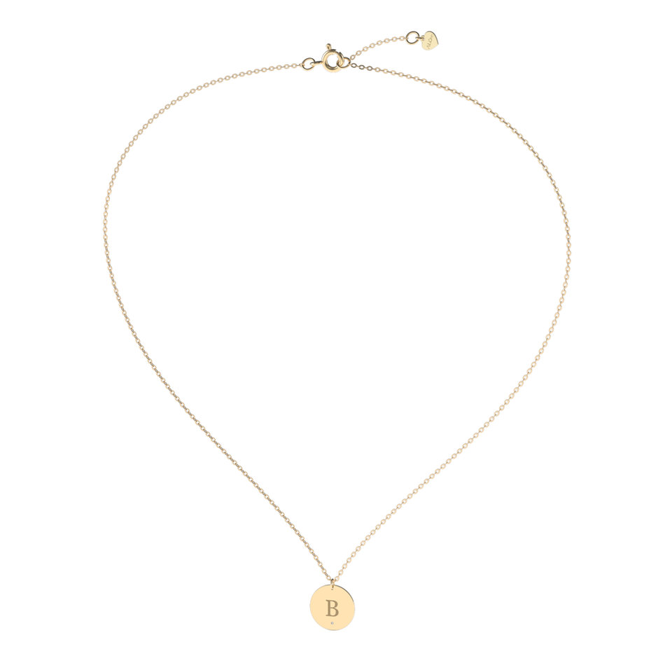 Náhrdelník s diamantem Big Coins B