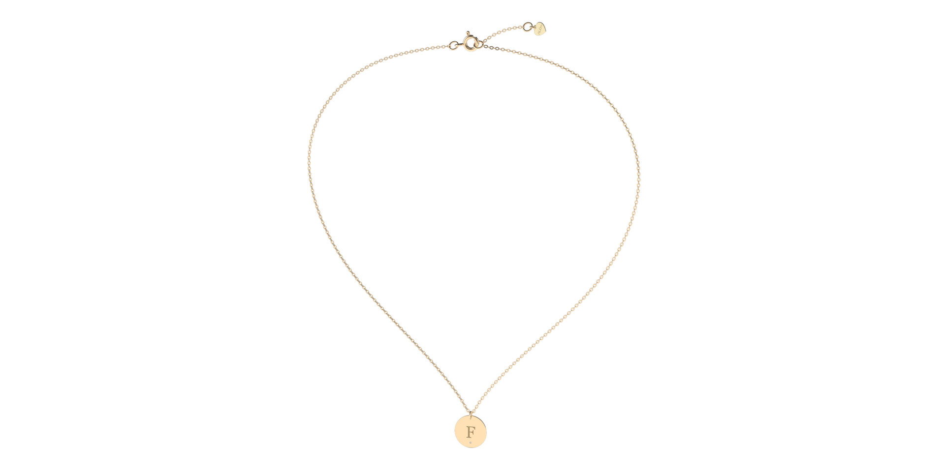 Náhrdelník s diamantem Big Coins F