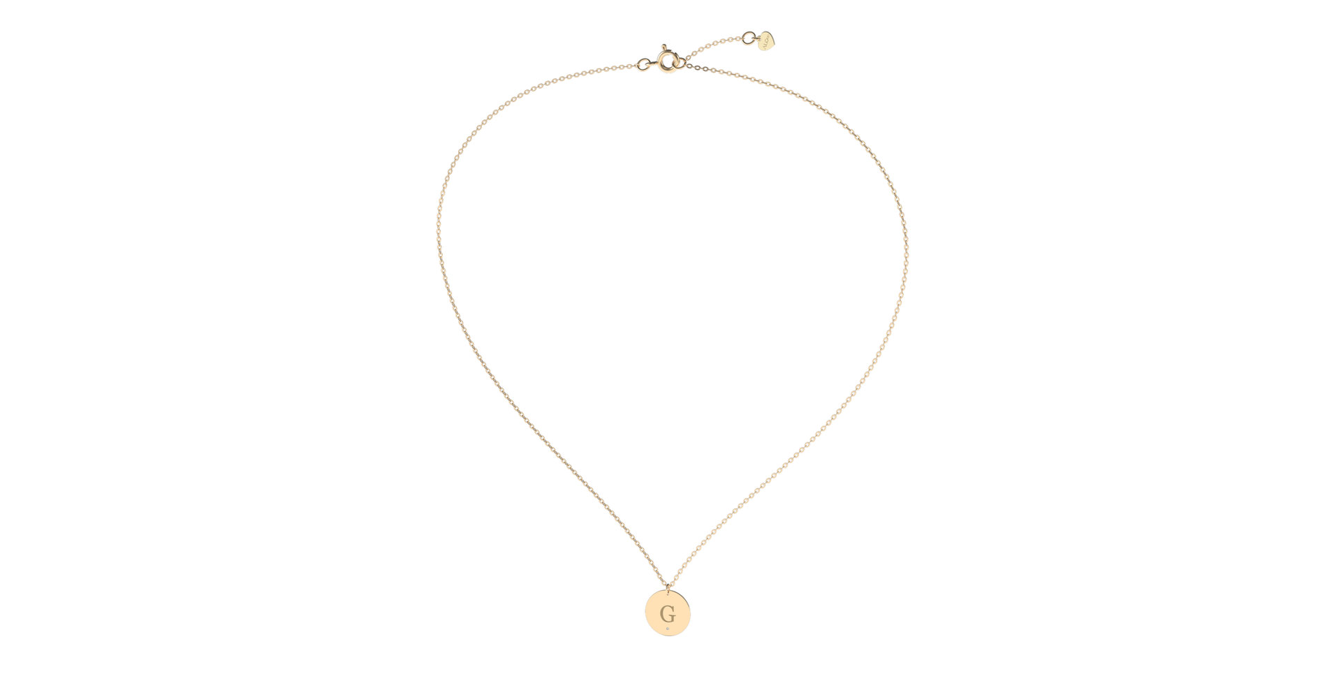 Náhrdelník s diamantem Big Coins G