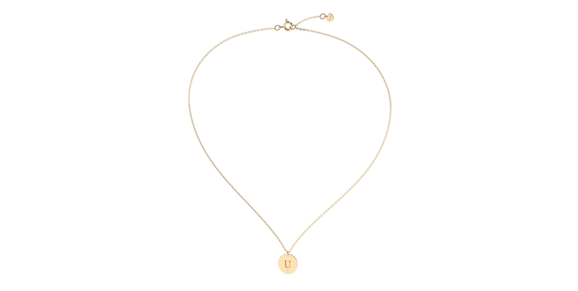 Náhrdelník s diamantem Big Coins U
