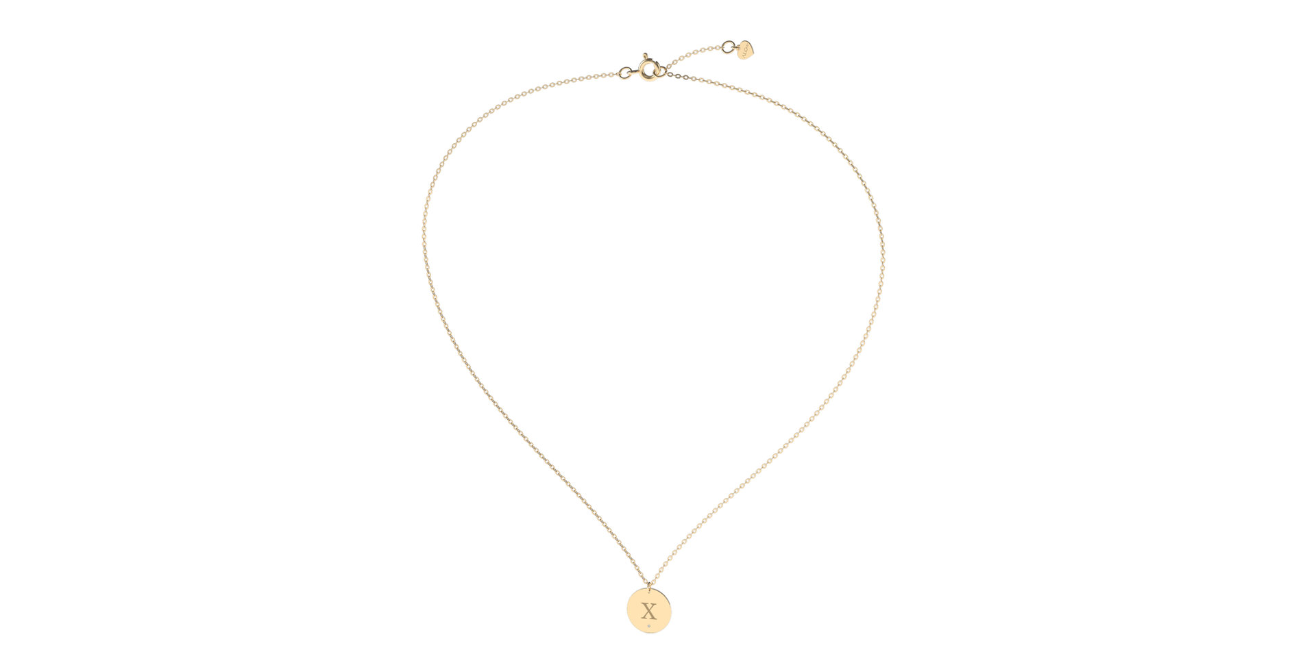 Náhrdelník s diamantem Big Coins X