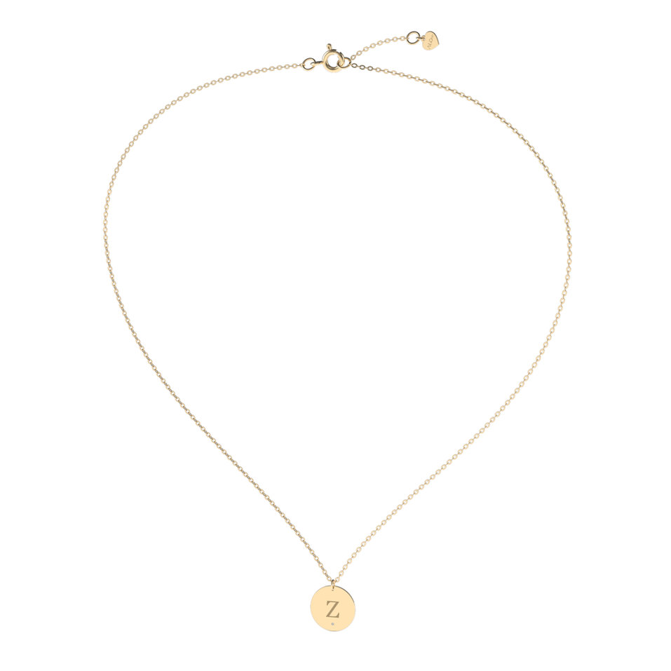 Náhrdelník s diamantem Big Coins Z