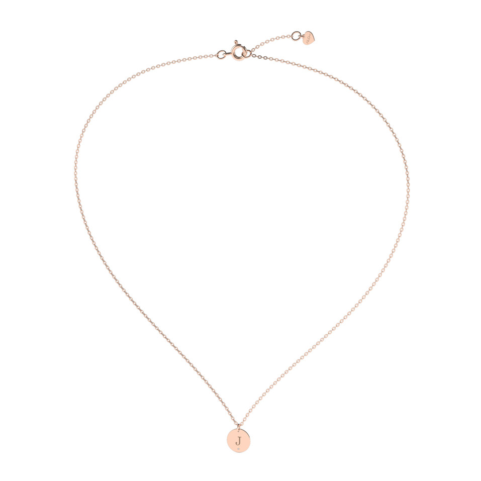 Náhrdelník s diamantem Little Coins J