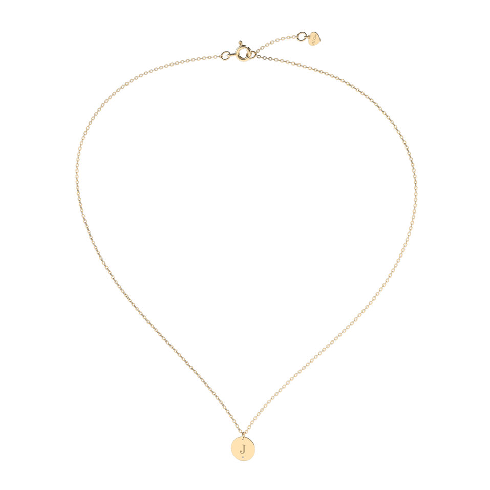 Náhrdelník s diamantem Little Coins J