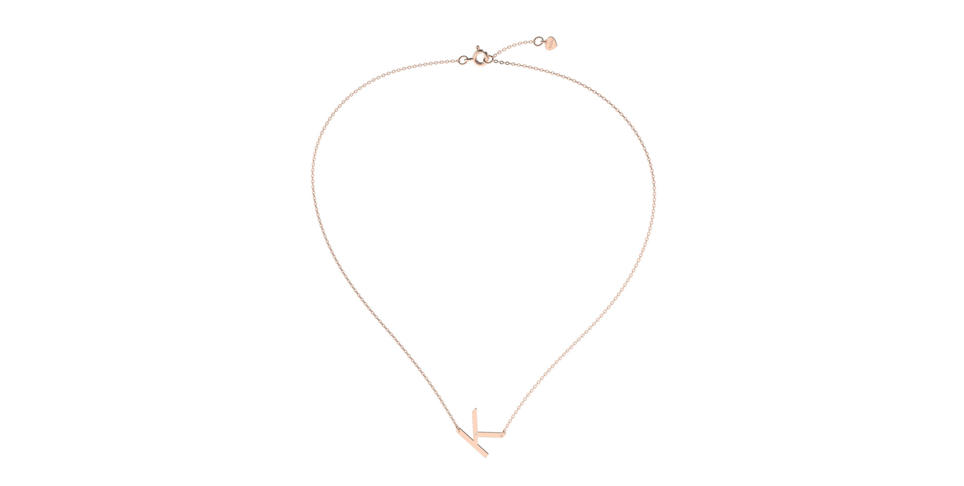 Náhrdelník s diamantem Big Line K