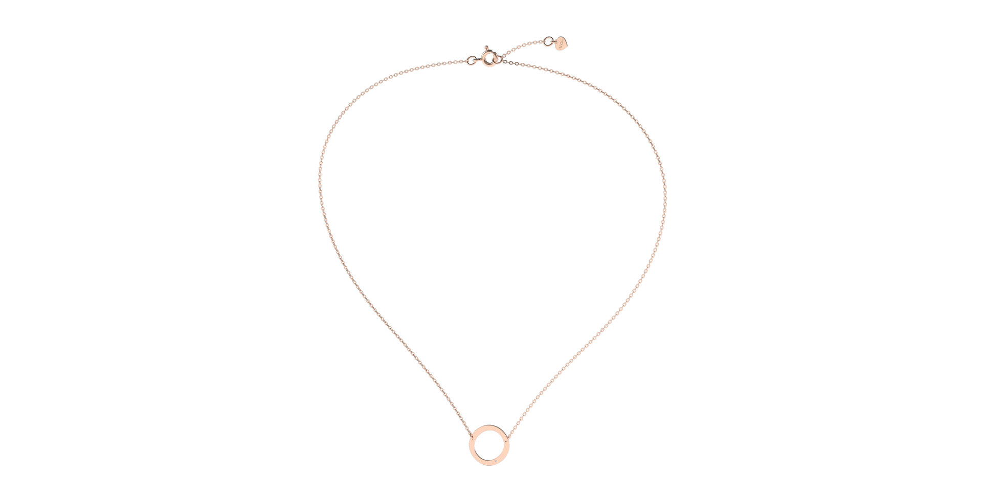 Náhrdelník s diamantem Big Line O