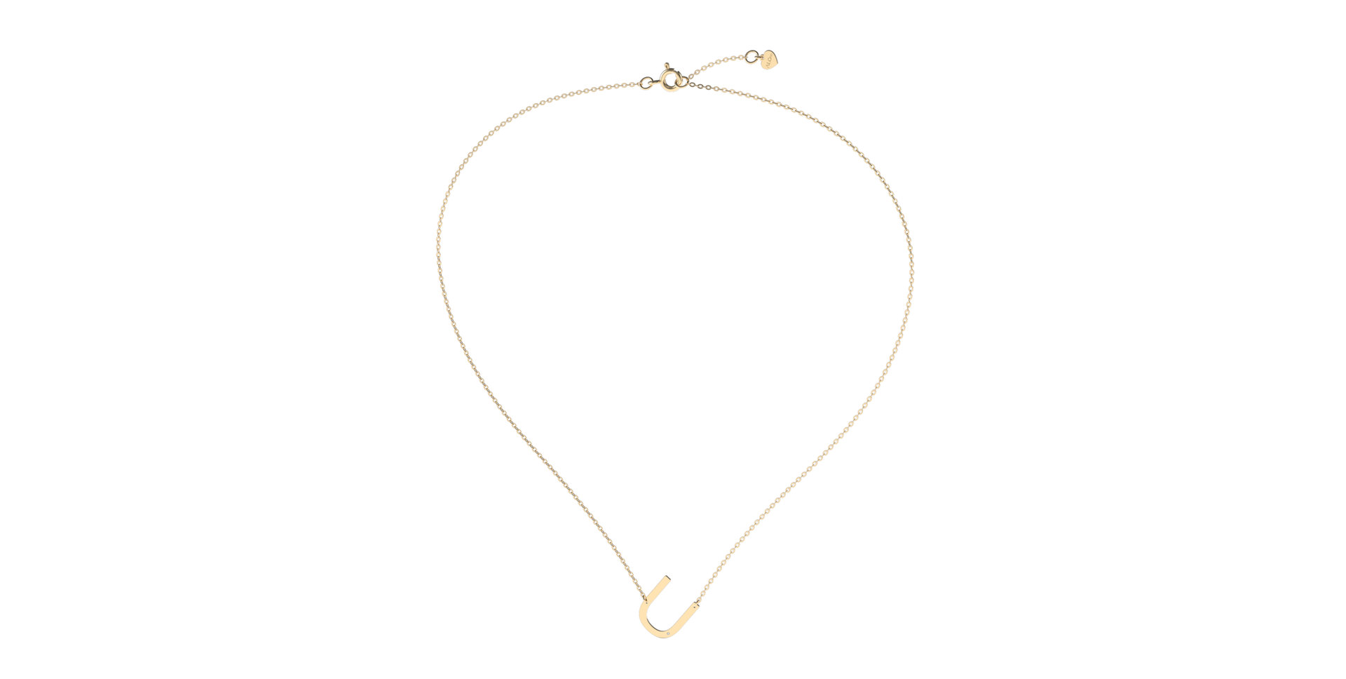 Náhrdelník s diamantem Big Line U