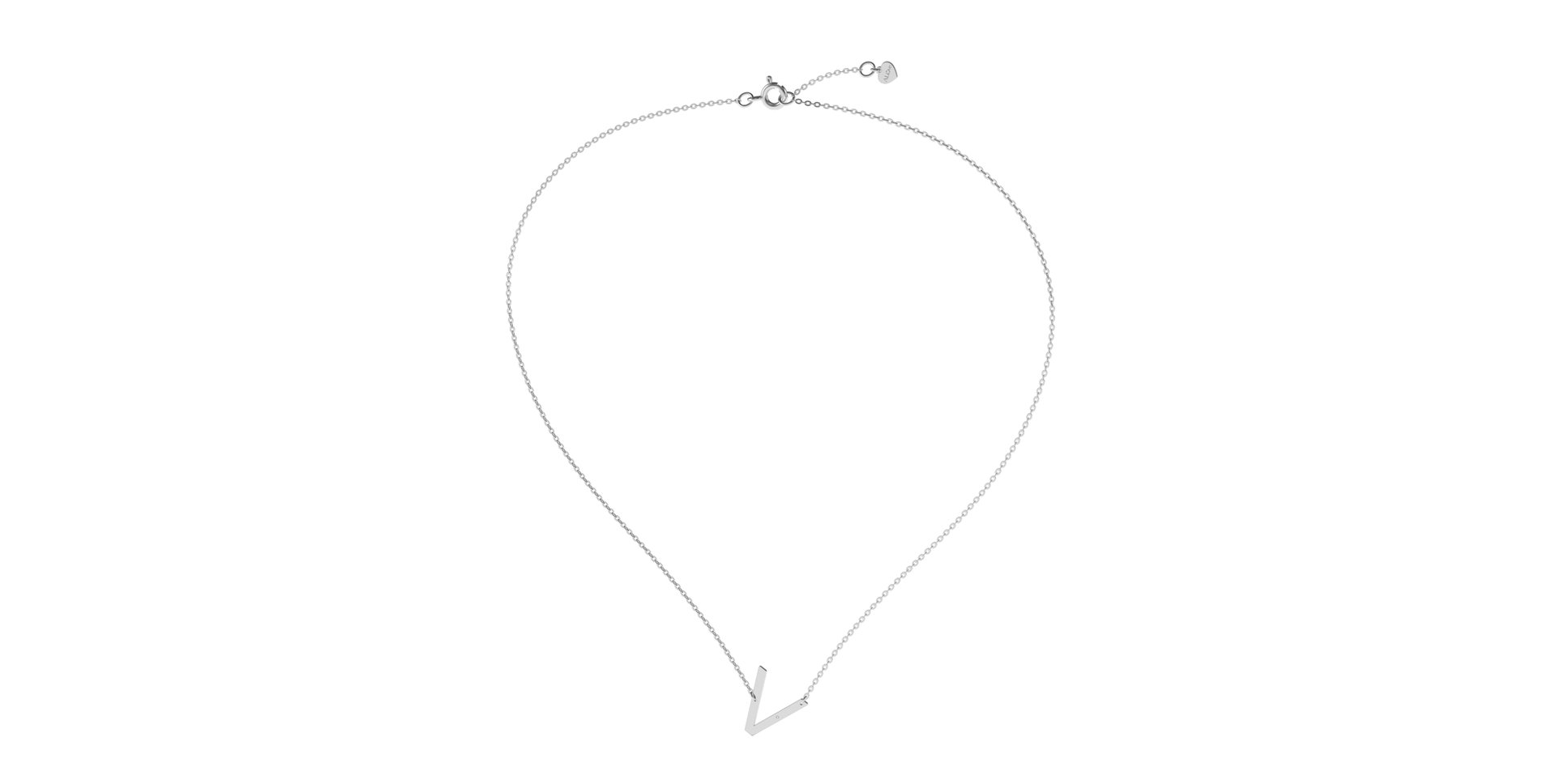 Náhrdelník s diamantem Big Line V