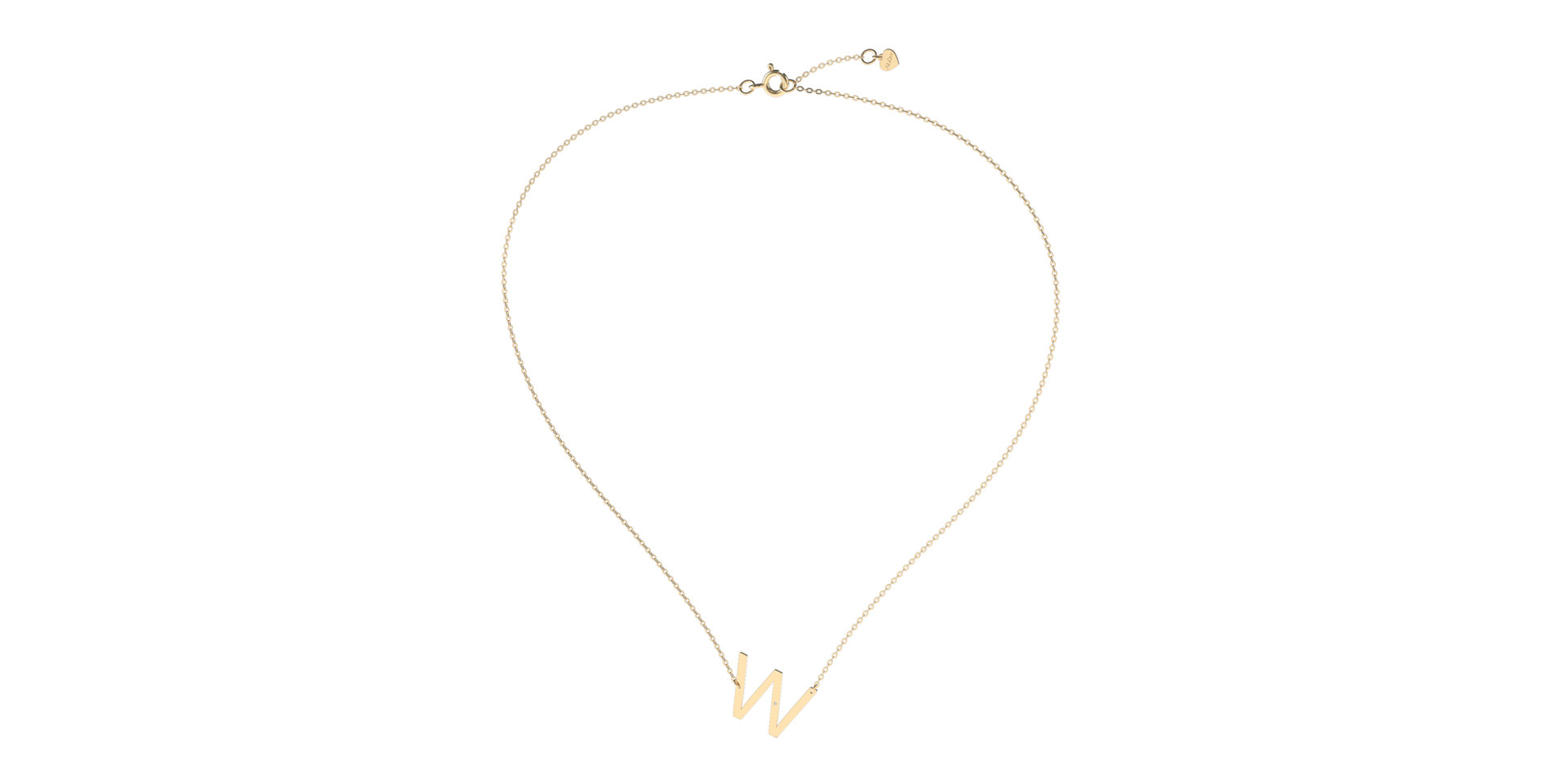 Náhrdelník s diamantem Big Line W