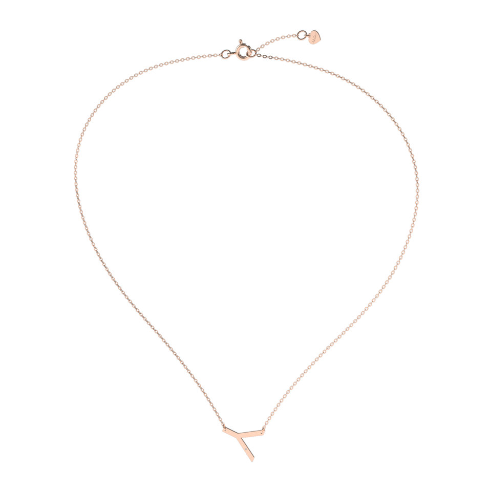 Náhrdelník s diamantem Big Line Y