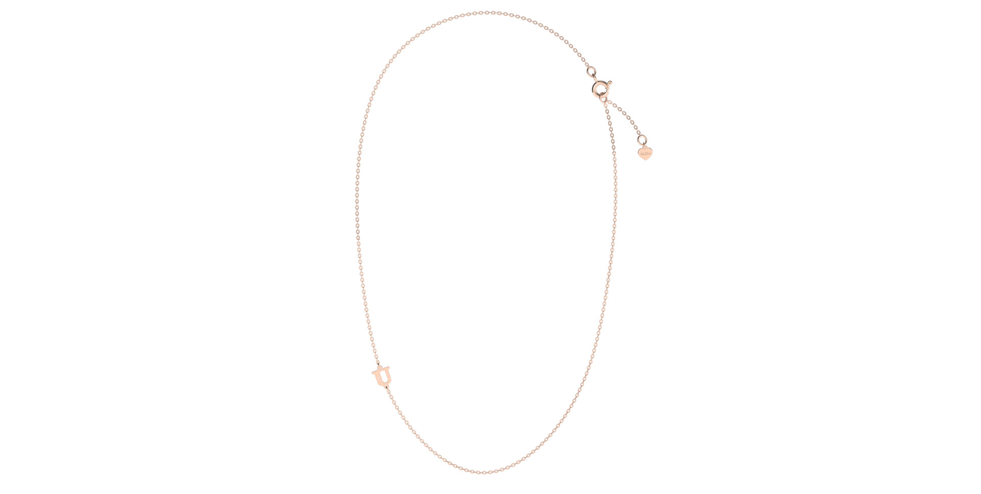 Náhrdelník s diamantem Big Line U