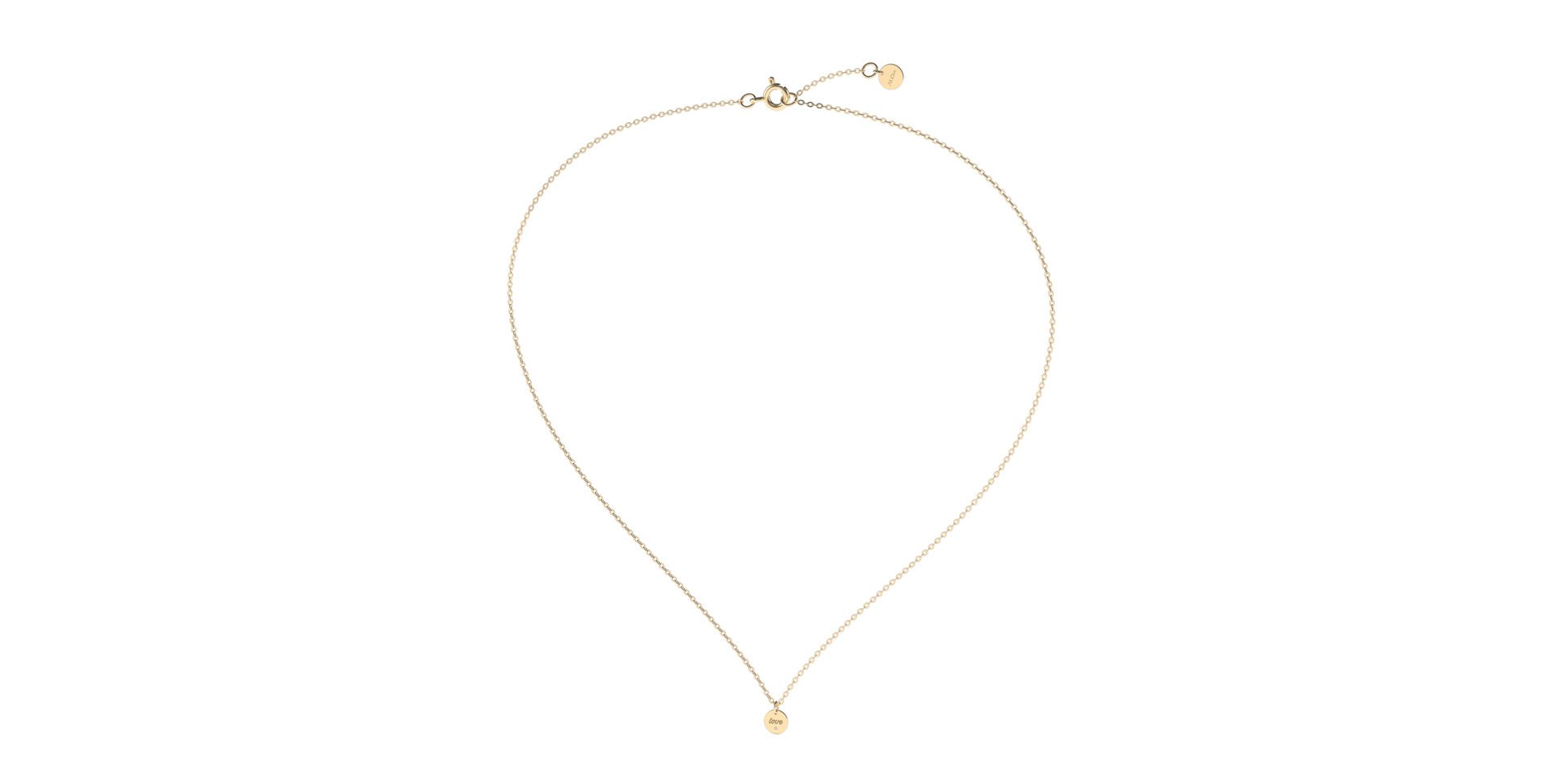 Náhrdelník s diamantem Love Circle