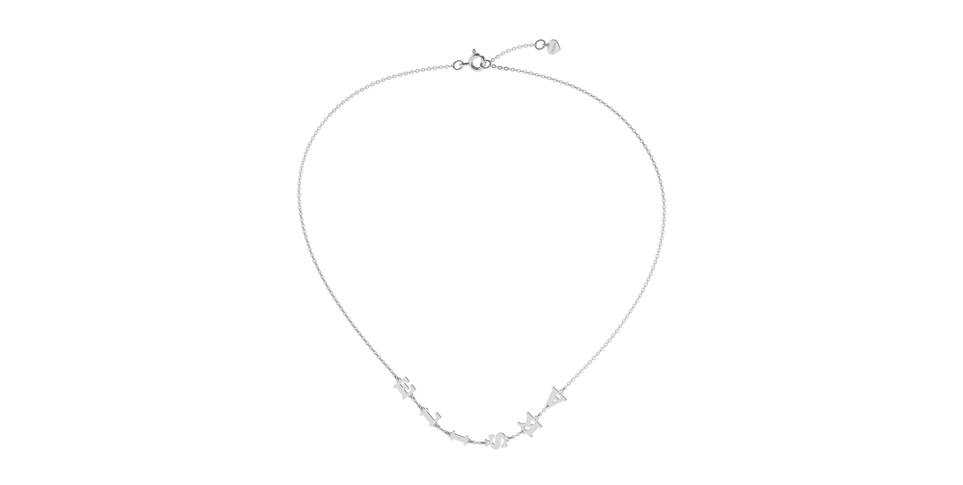 Náhrdelník s diamantem Big Letters