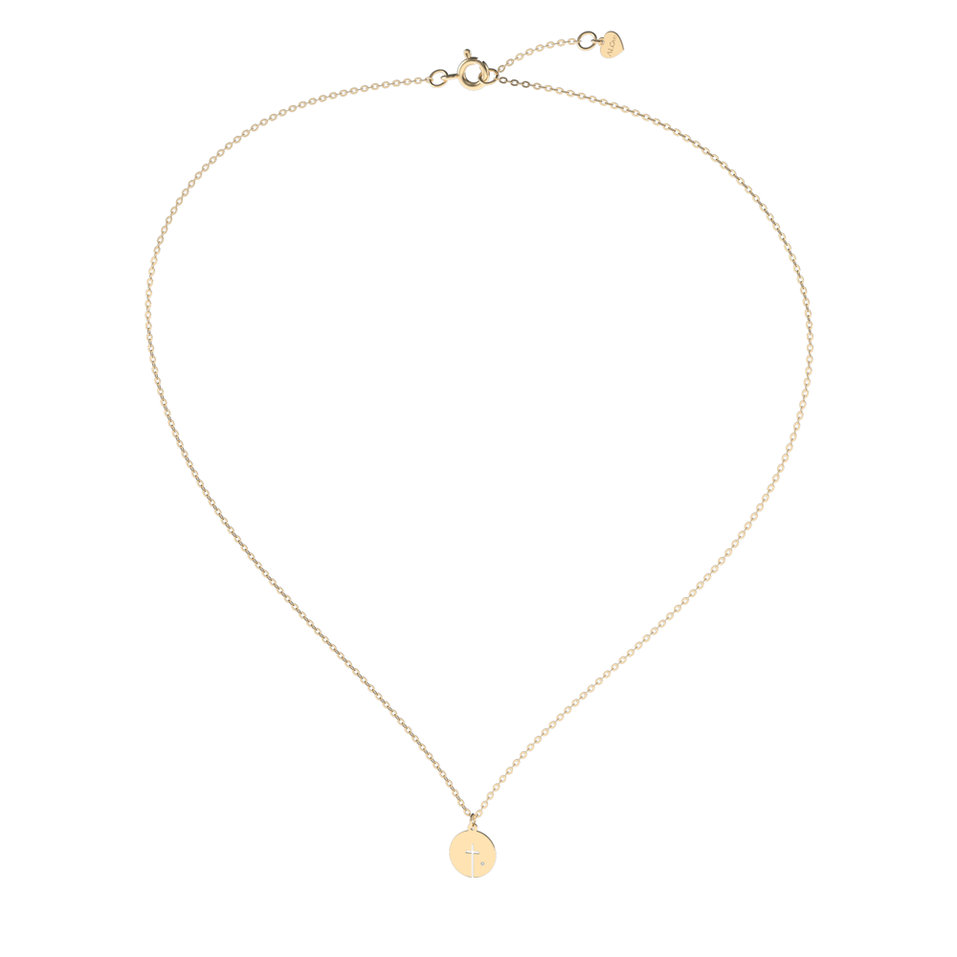 Náhrdelník s diamantem Icon Cross