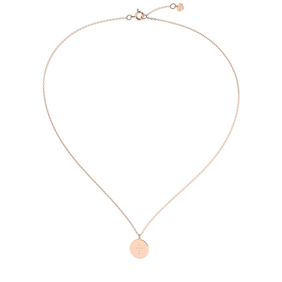 Náhrdelník s diamantem Diamond Cross