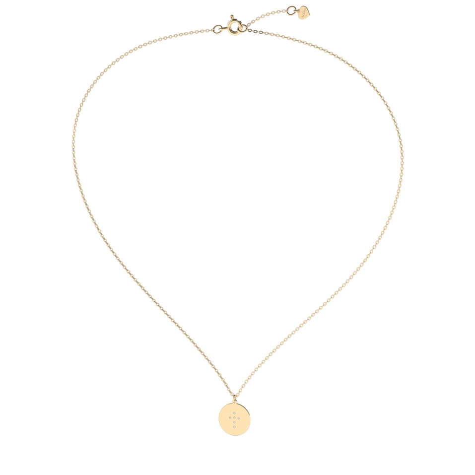 Náhrdelník s diamantem Diamond Cross