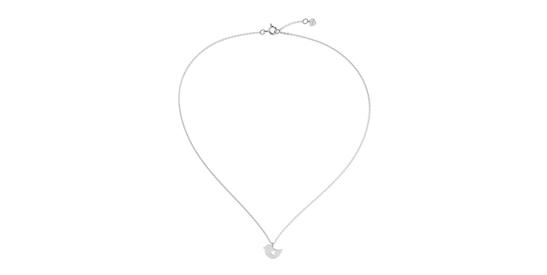 Náhrdelník s diamantem Love Bird