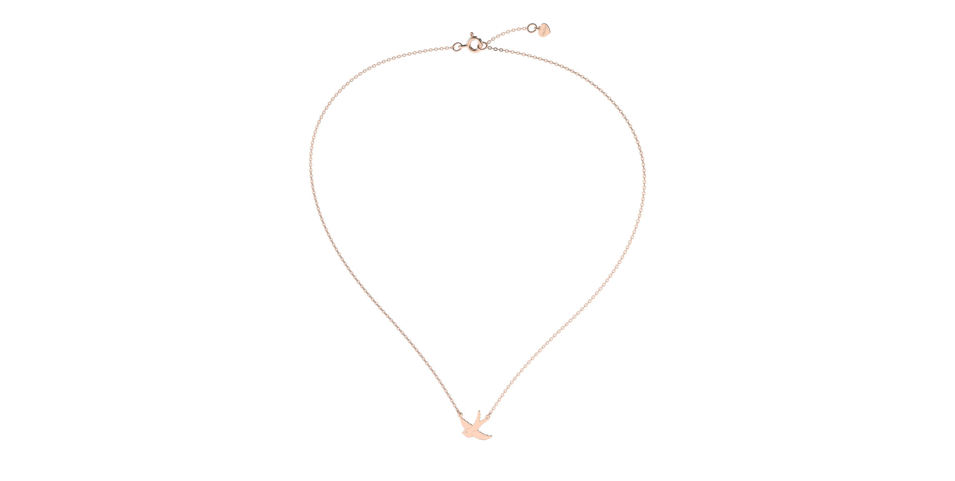 Náhrdelník s diamantem Swallow