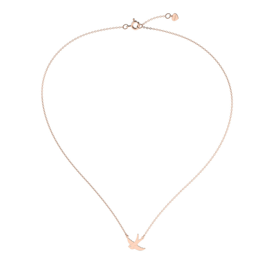 Náhrdelník s diamantem Swallow