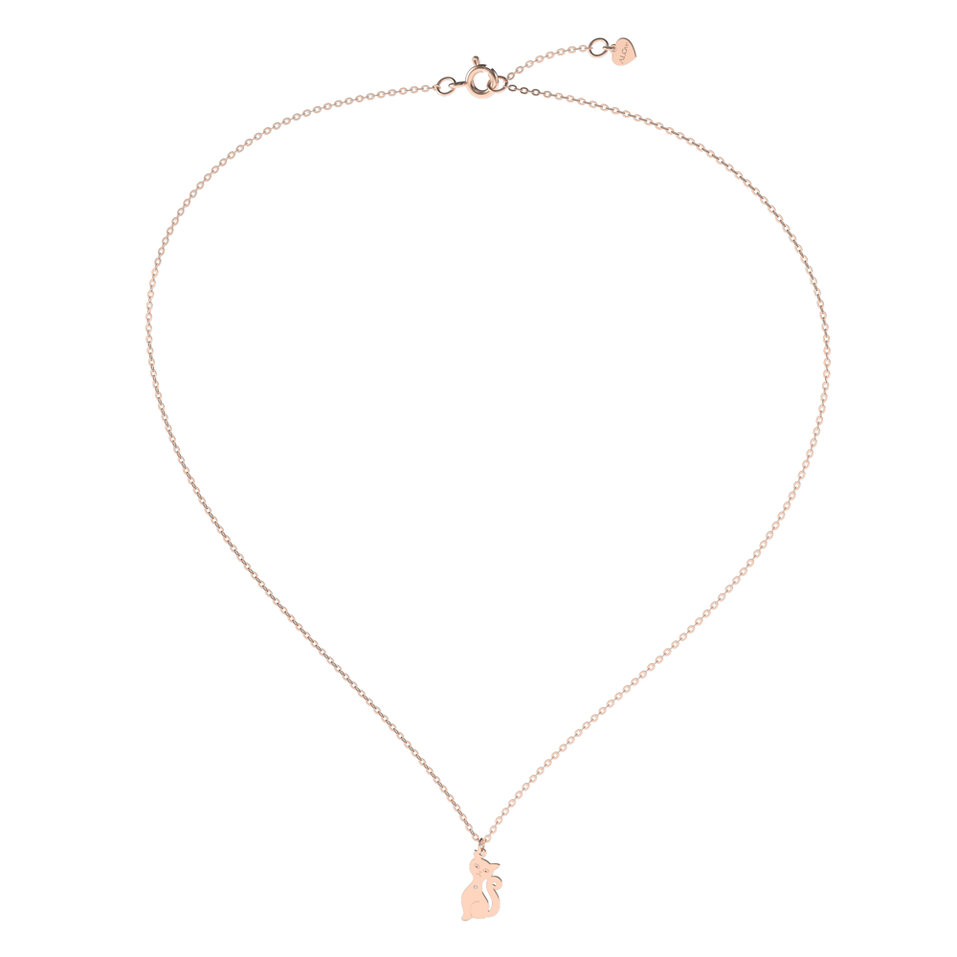 Náhrdelník s diamantem Cat