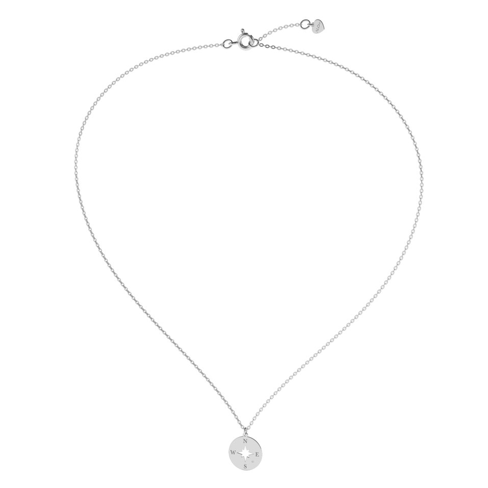 Náhrdelník s diamantem Compass
