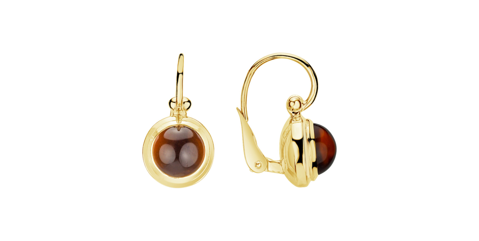 Náušnice s citrínem Albertine