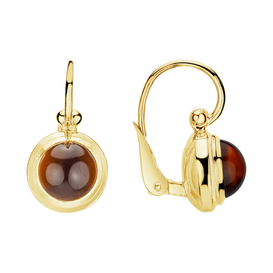 Náušnice s citrínem Albertine